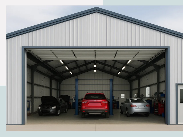 Ангары из сэндвич панелей от 608 руб. в Можга