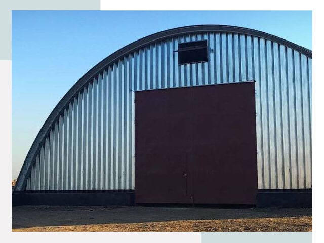 Бескаркасные ангары в Можге