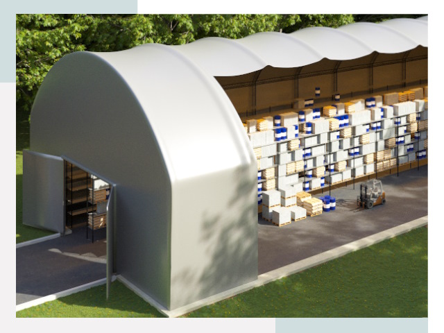 Тентовые ангары в Можге