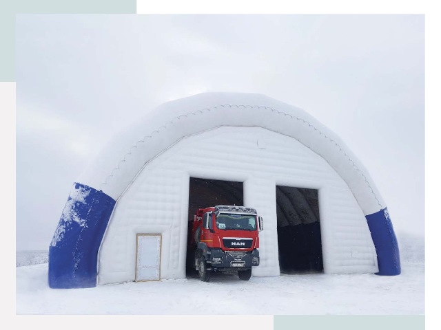 Мобильные ангары в Можге