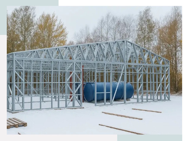Металлические ангары в Можге