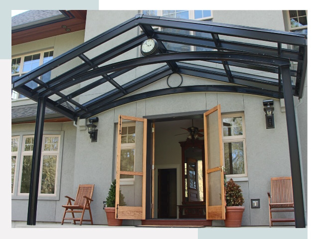 Козырьки металлические в Можге