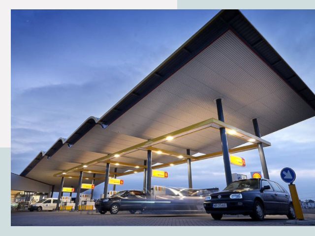 Навесы для АЗС в Можга от 608 руб. - Защита и комфорт