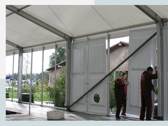 Быстро сборные шатры в Можга от 608 руб. за м²