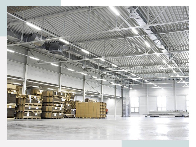 Освещение ангаров в Можге