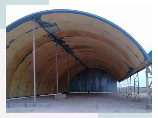 Реконструкция ангаров в Можге